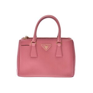 Prada handbag pink Saffiano leather strap